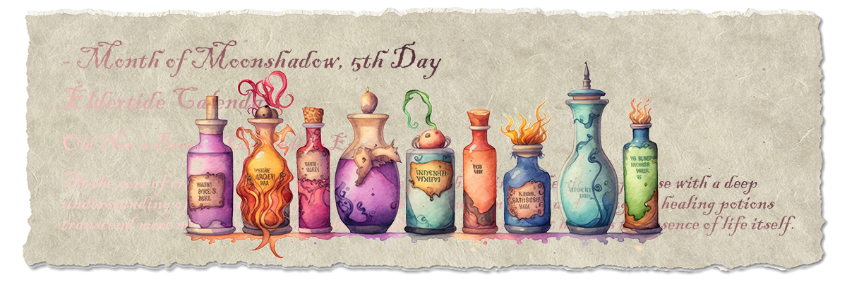 Crafting Healing Potions and Their Varieties