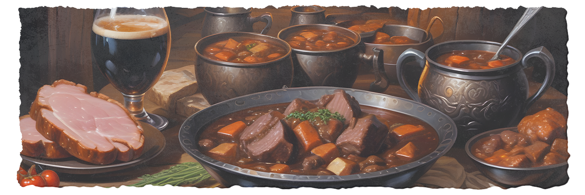 Black Ale and Pork Stew: A Dwarven Feast for the Stout-Hearted