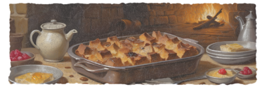 Halfling Toasted Bread Pudding: A Mid-Morning Marvel