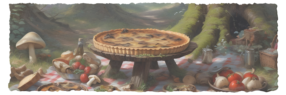 Sylvari’s Wild Mushroom Quiche: Elven Delight for the Midday Feast