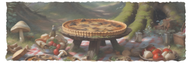 Sylvari’s Wild Mushroom Quiche: Elven Delight for the Midday Feast