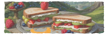 Thalindra’s Elven Nut Butter and Fruit Sandwich: A Taste of the High Forest