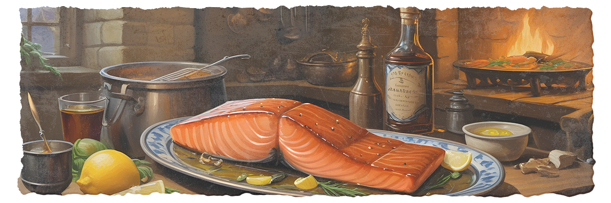 Mariner’s Rum-Glazed Salmon