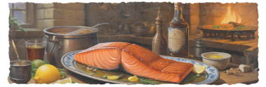 Mariner’s Rum-Glazed Salmon