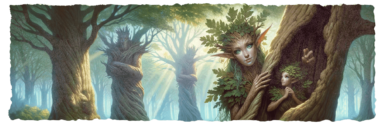 Dryads and Treants: Sentinels of the Forest