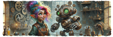 Thalia Brightspark: The Gnome Artificer with a Flair for Invention