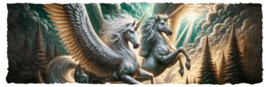 Unicorns and Pegasus: Celestial Wonders of the Woodland